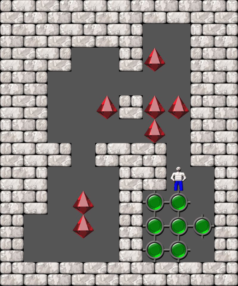 Сокобан More Bugs collections уровень 297